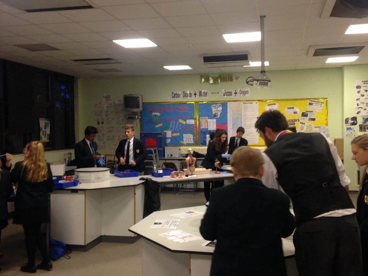 Biology dept ready for open evening @MillthorpeNews