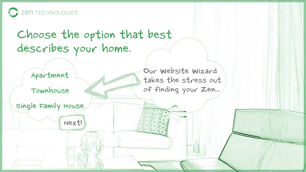 whatiszenergy's tweet photo. Step #1: Choose the option that best describes your home. #LiveWithZen https://t.co/lsJcVEBnc3