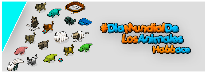 Habbace's tweet photo. ¡Disfrutemos de este día tan especial, el #DiaMundialdelosAnimales y acordémonos también de nuestras mascotas virtuales de @ESHabbo! https://t.co/mgN4O57ypd