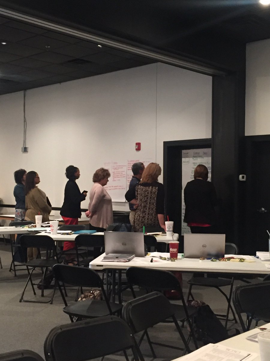 CmDiezi's tweet photo. Gallery walk of evaluation indicators - school leaders learning together. #TNleadersareready https://t.co/Xr1tG1zjHr
