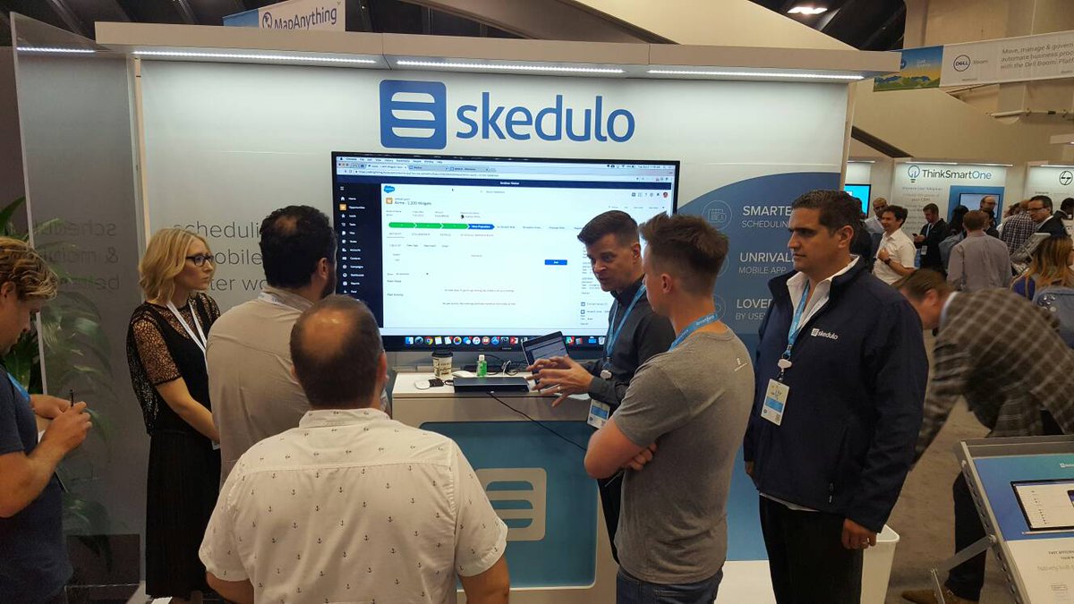 Her we go #SanFrancisco! #DF16 is here and we are ready to show you our #MobileWorkforce app. Booth336 #fieldservice #salesforce #scheduling