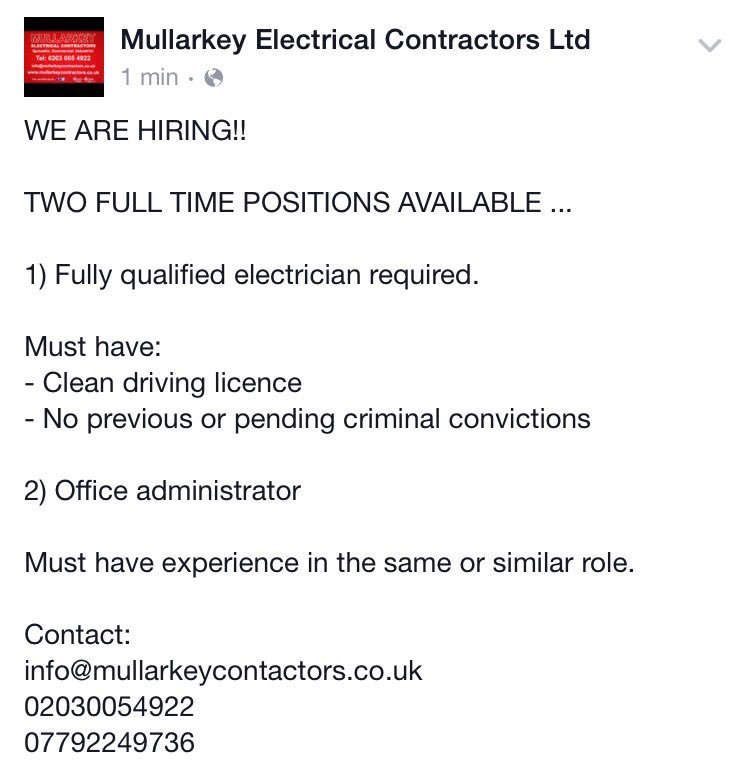 Mullarkey Electrical (@mullarkeysparky) on Twitter photo 