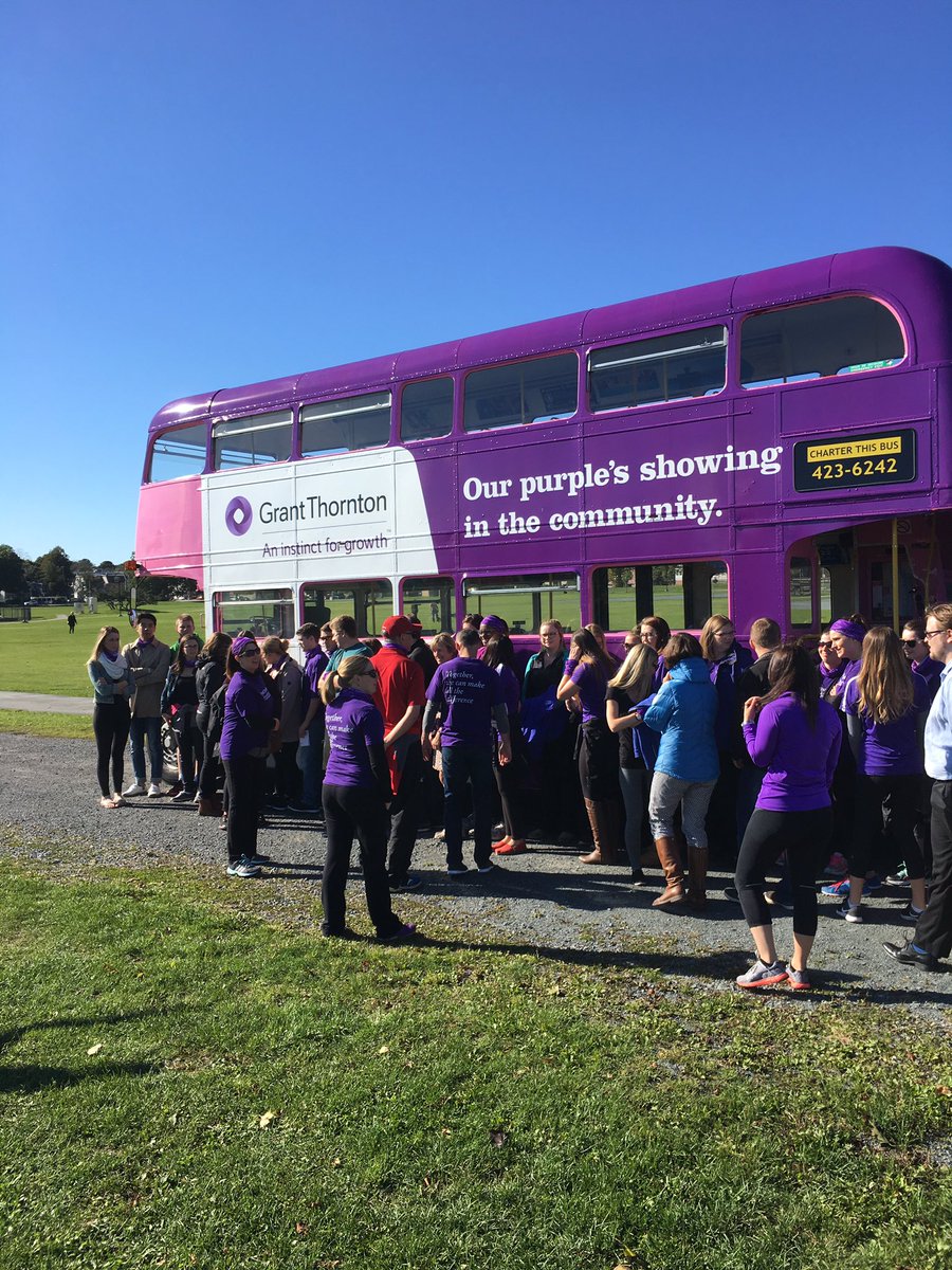 TRBrockway's tweet photo. A sea of purple in downtown Halifax! #MakingStepsCount2016 https://t.co/FhI285H4bS