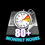 Got a badge for 80 Hours Online in a Month! Thanks for helping me earn my 6th badge! https://t.co/J0