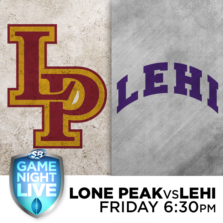 JeremiahJensen's tweet photo. Game Night Live will visit @officiallehi Friday night as @LHSfootball2014 will host @LPHSKnights in an important Region 4 game. @KSL5TV https://t.co/Z83jVaclGM
