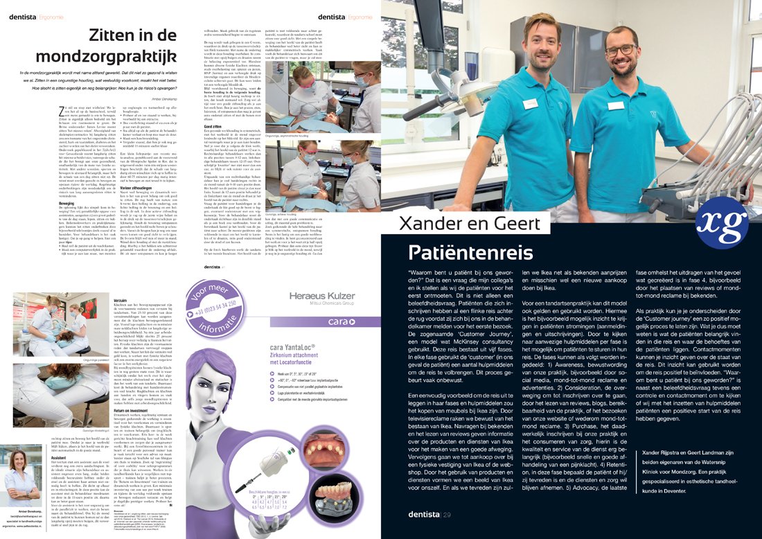 Mijn 1ste opdracht voor <a href="/DentistaMag/">Dentista Magazine</a> en meteen een dubbele :-)  De eerste was van @amberelings en de 2de in Deventer