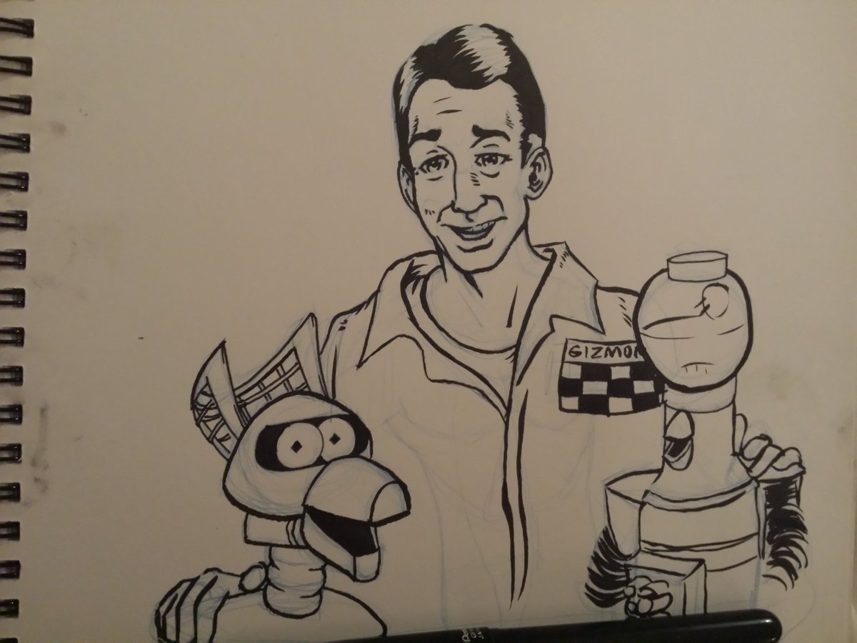ink_soup87's tweet photo. Day 4: Something's gone horribly wring with Servo. Also Joel's torso...
#inktober #inktober2016 #MST3K https://t.co/NCvXwnzOj9
