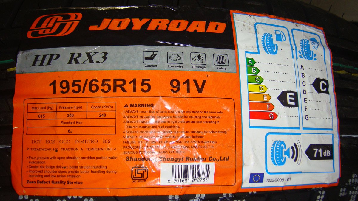 todocauchosv's tweet photo. CAUCHOS 195/65 R15 JOYROAD CONTACTO 0251-452008 https://t.co/J6RqZZCVgk
