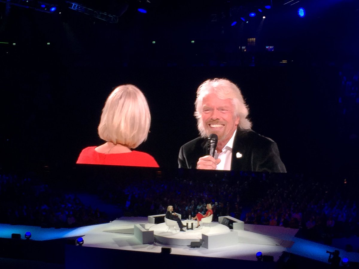 WendyRundberg's tweet image. "Screw it, just do it" great entrepreneurs lessons from the charismatic person @richardbranson #inspiration360 #ziggodome @VPSolutions