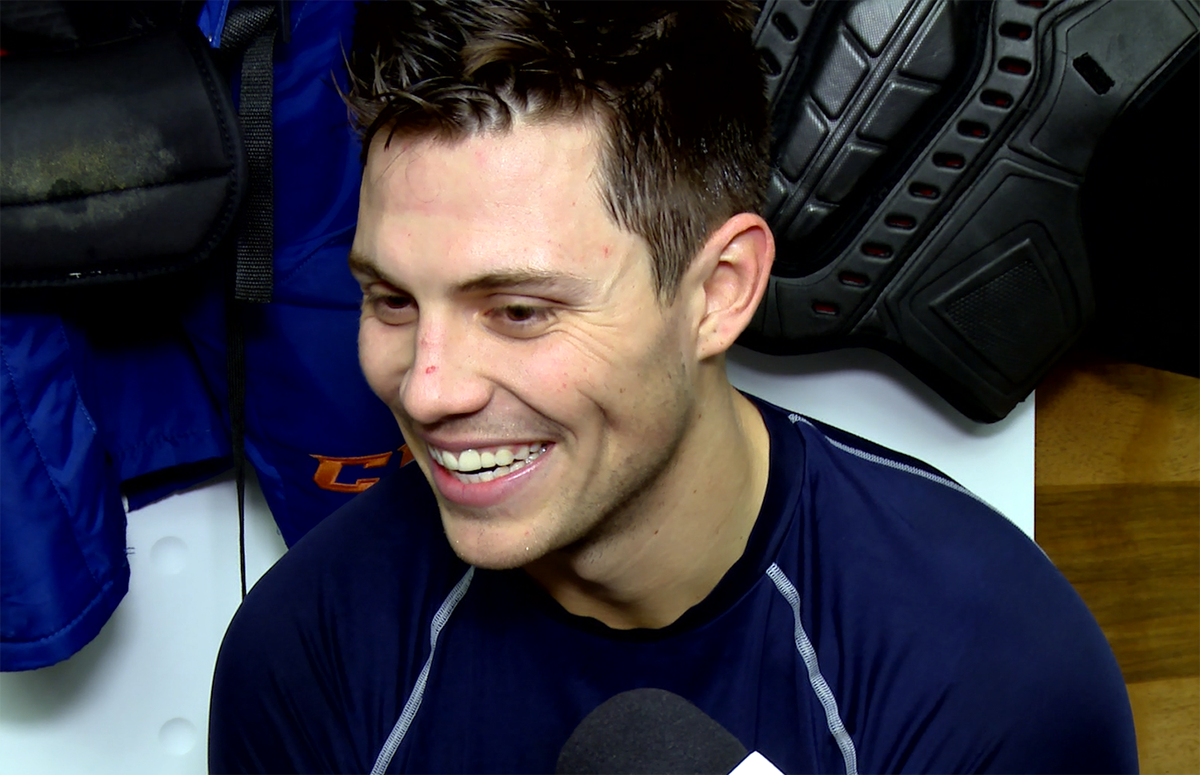 Simpson battling for a spot on the #Oilers blueline, gets another #NHLPreseason opportunity tonight ▶️ nhl.com/oilers/video/p…