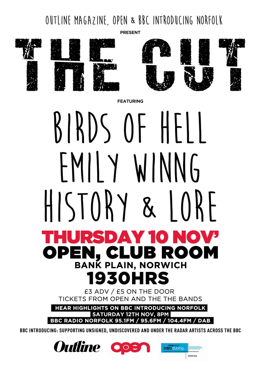 OPENNorwich's tweet photo. on November 10th Emily Winng will lull you into a false sense of security with lilting melodies and soft velvet harmonies #TheCut at OPEN https://t.co/pMhuKmqBIw