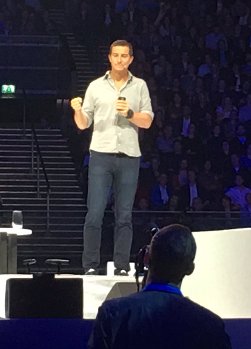 The difference between ordinary &amp; extraordinary is the word extra; the people who give more when most give up <a href="/BearGrylls/">Bear Grylls OBE</a> #inspiration360