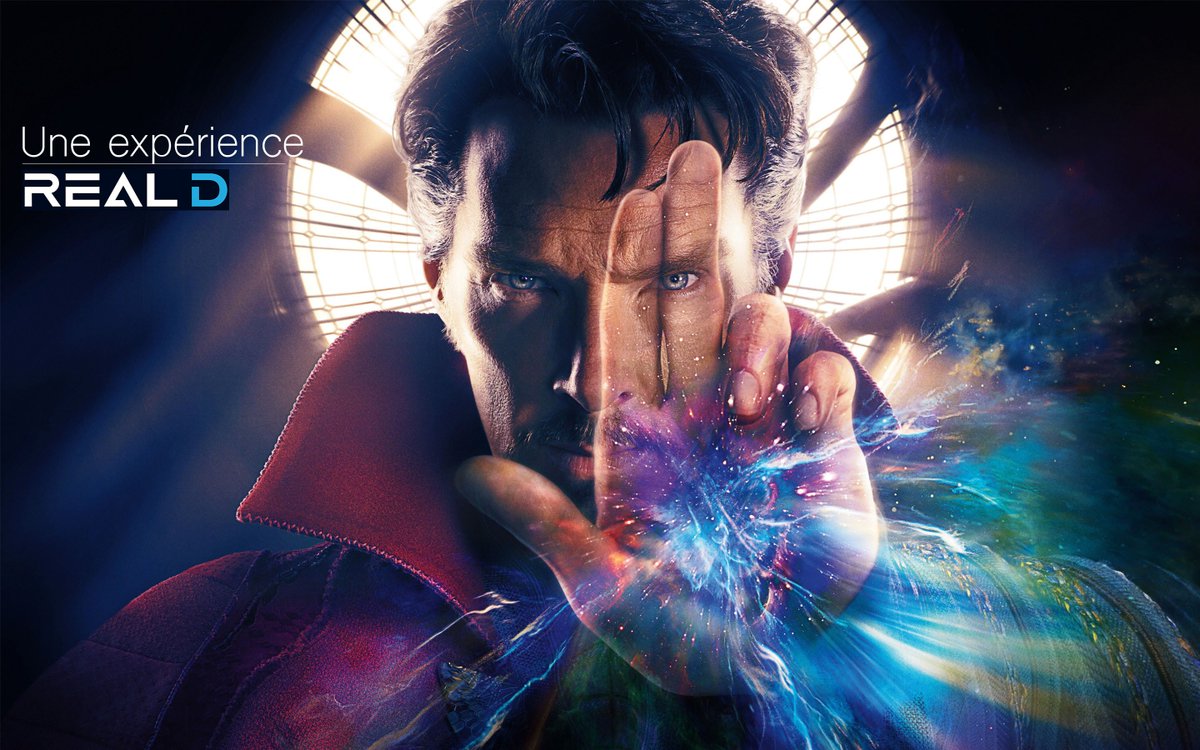 RealD_FR's tweet photo. Nous vous invitons à attendre jusqu'à l'expérience au cinéma en #3D #RealD #Marvel #DoctorStrange #Best3D #NextLevel https://t.co/kDlBVRCXEi