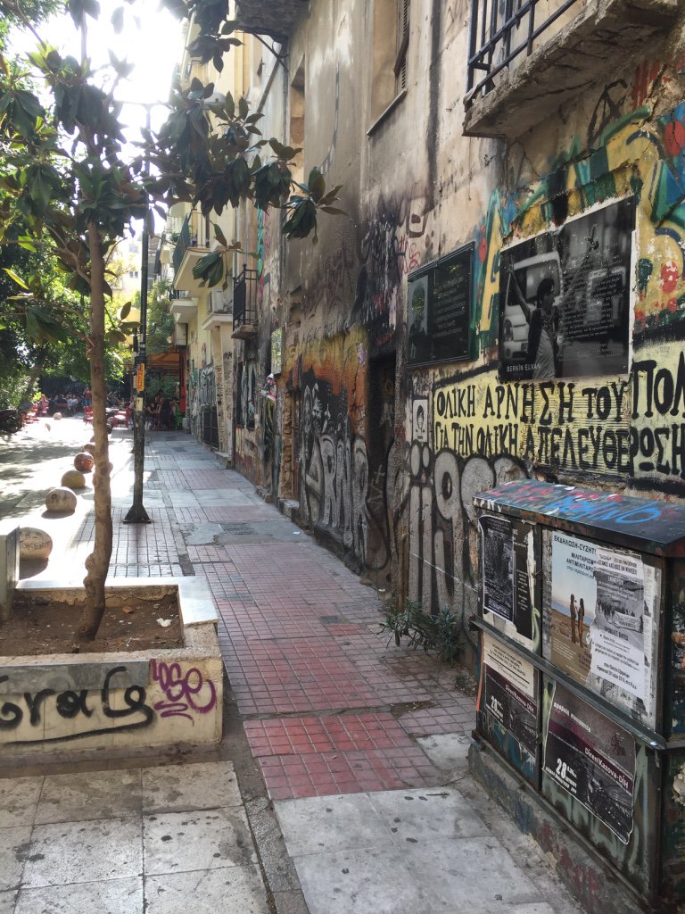 #BR2016athens
One moment you're alive, the next you're dead
A boy's death filled the streets in unified protest
The street got his name