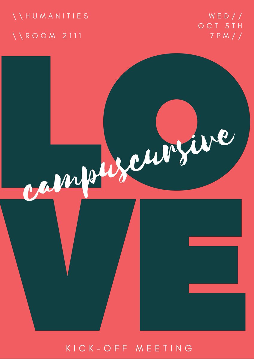CC_UWMadison's tweet photo. Our KICK-OFF Meeting is TOMORROW, Wednesday October 5th at 7 PM in Humanities Room 2111!! Come check it out and start spreading the love!! https://t.co/k66cRxALiR