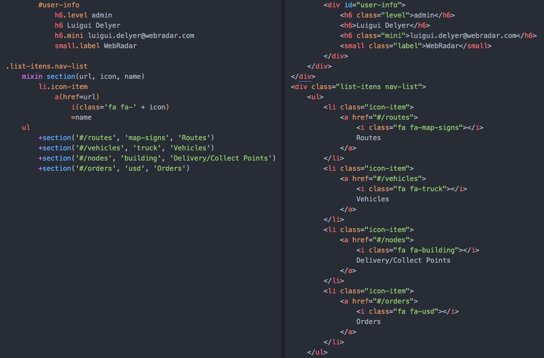 luiguild's tweet image. Esses dias me perguntaram porque eu uso #PUG pra escrever #HTML... Porque será? #WebRadar #developers #frontend #nodejs #gulp #atom #devs