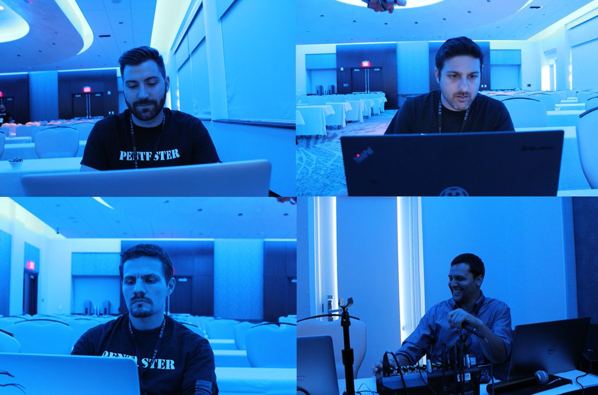 SynerComm's tweet image. @SynerComm AssureIT Pentesters preparing for &quot;Breaking Down, the Hacking of Evil Corp&quot; 6:00 pm today. #Shellntel #SCITSummit2016  #ITSecure