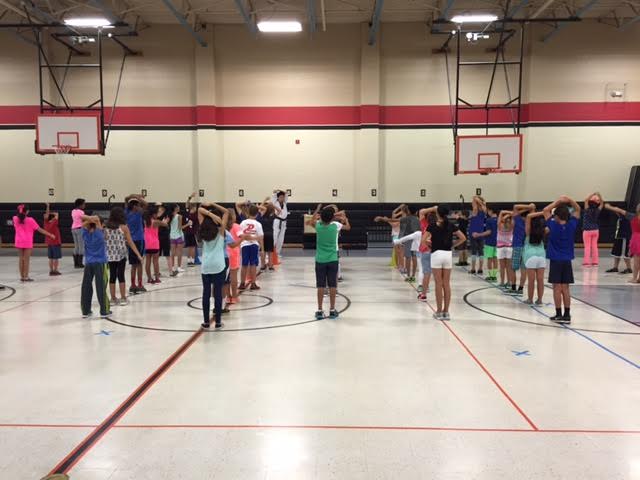 Limstiger's tweet image. Lakeside elementary School P.E. Class with Taekwondo! 
Fun time with students! :) @LakesideCoppell
