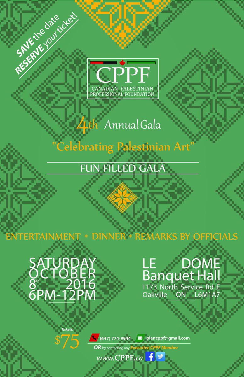 Hi <a href="/RabbaFineFoods/">Rabba Fine Foods</a> hope to see you next Saturday at our 4th Gala #palestine
