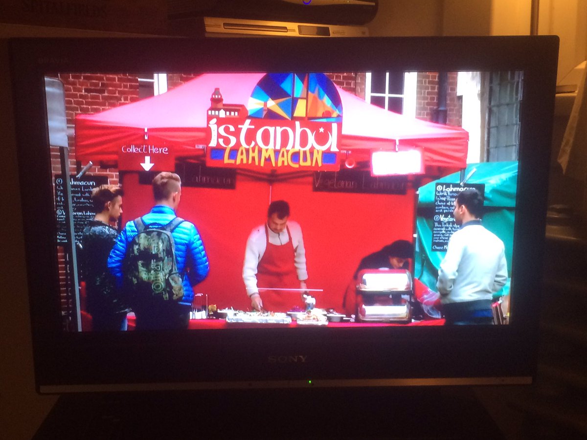 Nice to see a Michelin star chef looking for inspiration in street food. Amazing to see @ShepherdsMkts on prime time!
#realstreetfood