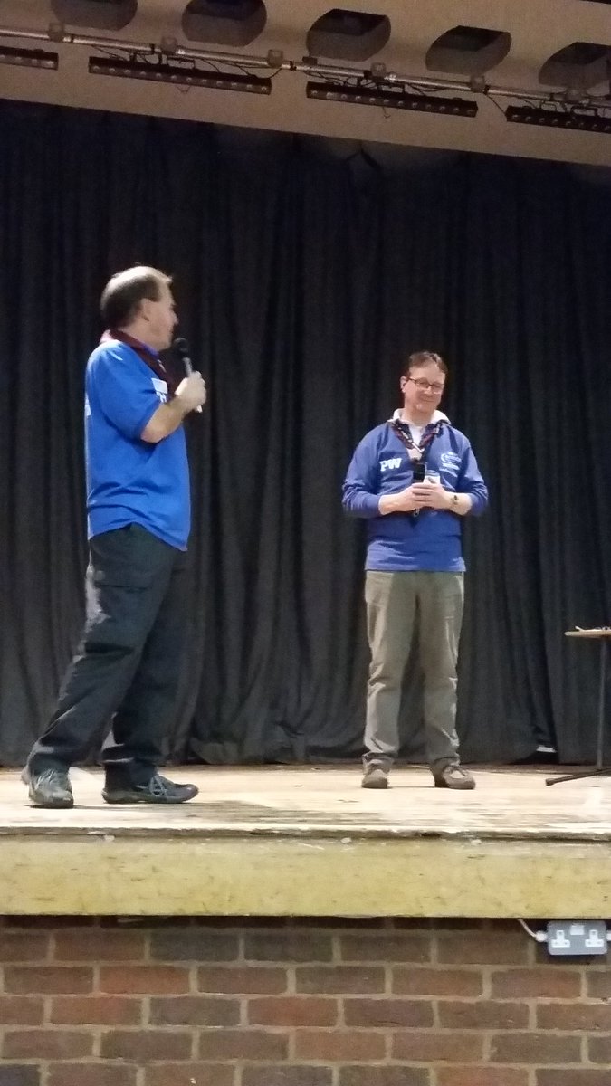16thCubs's tweet photo. And of course, there had to be an enormous thank you to Peter, the Station Master of @HDSL2016 https://t.co/837JIUZHMX