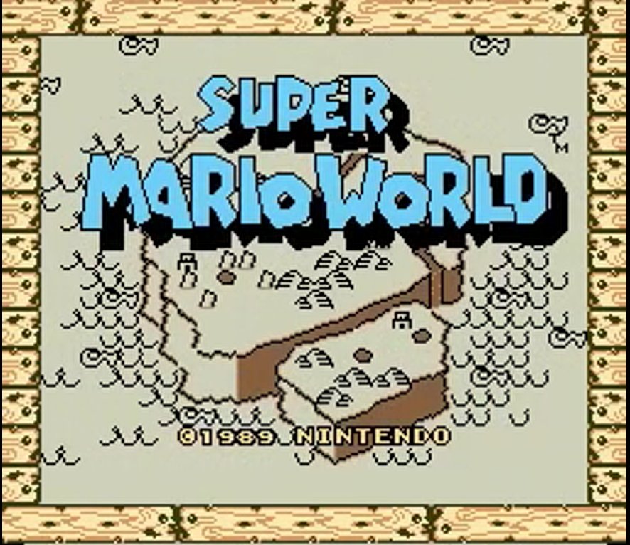 Super Mario World Beta Map Videogameart&Tidbits On Twitter: "Super Mario World Beta - Title Screen, World  Map, And Small Mario Sprites (Taken From The Snes Test Program Cartridge).  Https://T.co/X64Bdodpgi" / Twitter