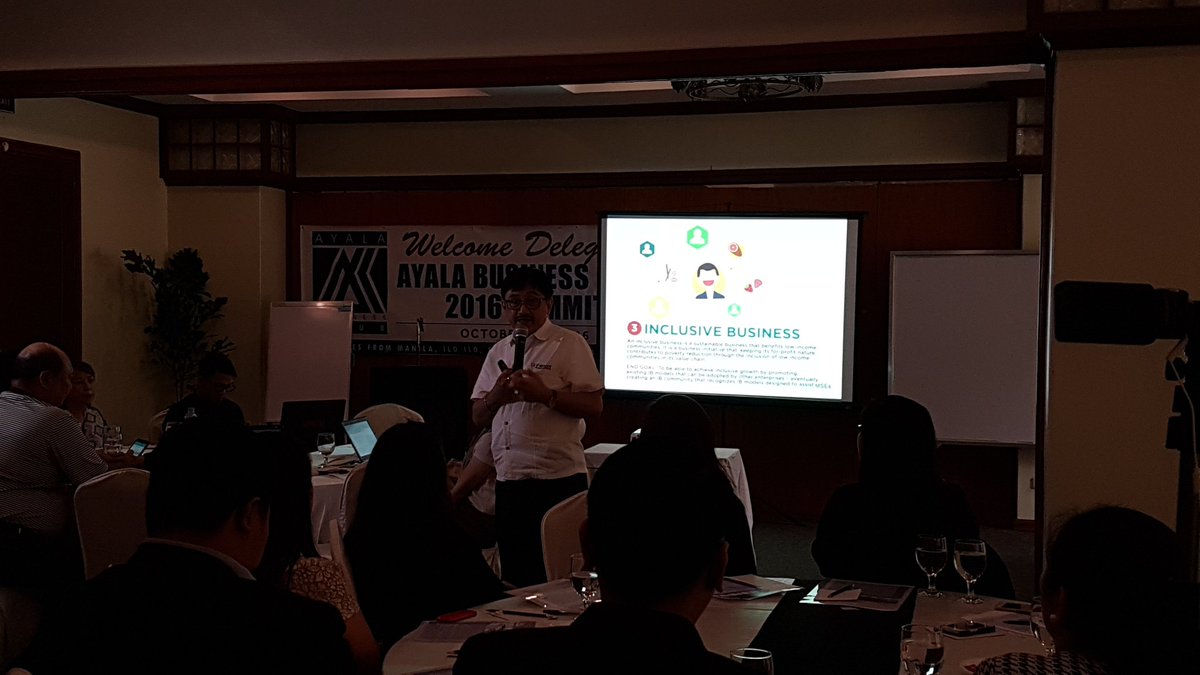 Espeleta: "Include micro enterprises in your value chains." <a href="/letsgonegosyo/">Go Negosyo Official</a> #microenterprise #development