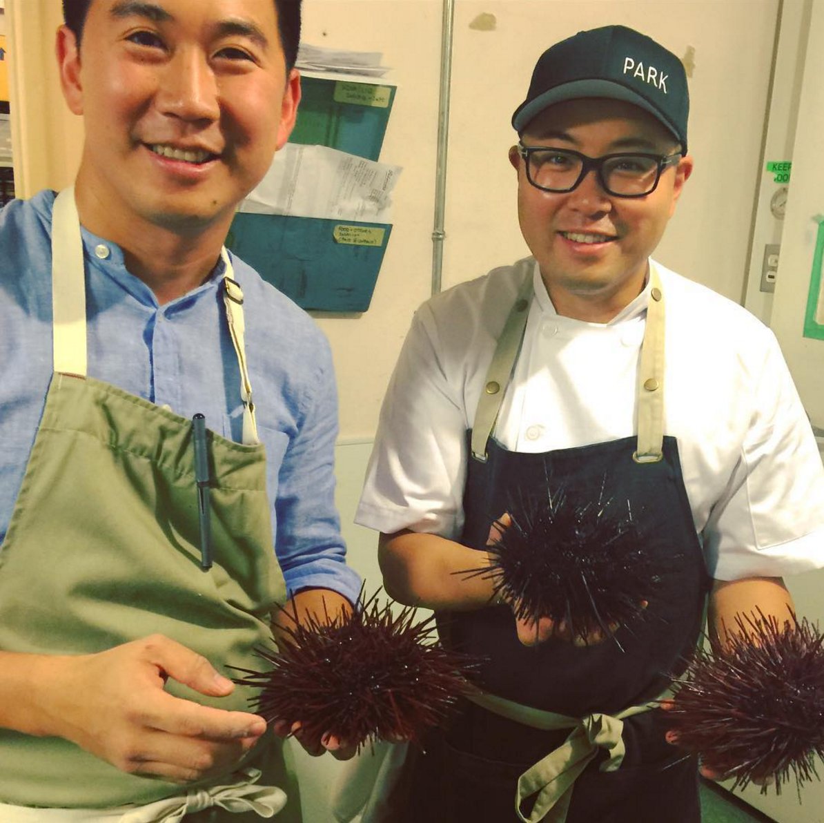 eatfishYVR's tweet photo. RT @chefangusan: Getting ready for @EAT_Vancouver dinner tonight with @chefantoniopark. Uni from @eatfishYVR. #bcuni https://t.co/vv9P89SBS0 https://t.co/VUNuW991zl