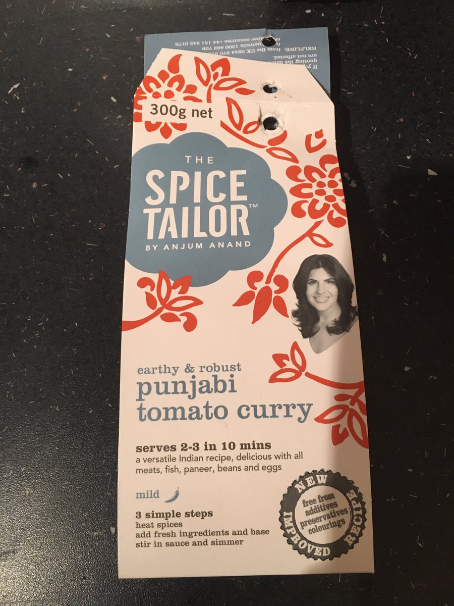 jopope83's tweet image. @Tesco thanks to .com for sending this free sample it was DELICIOUS! #spicetailor #curry