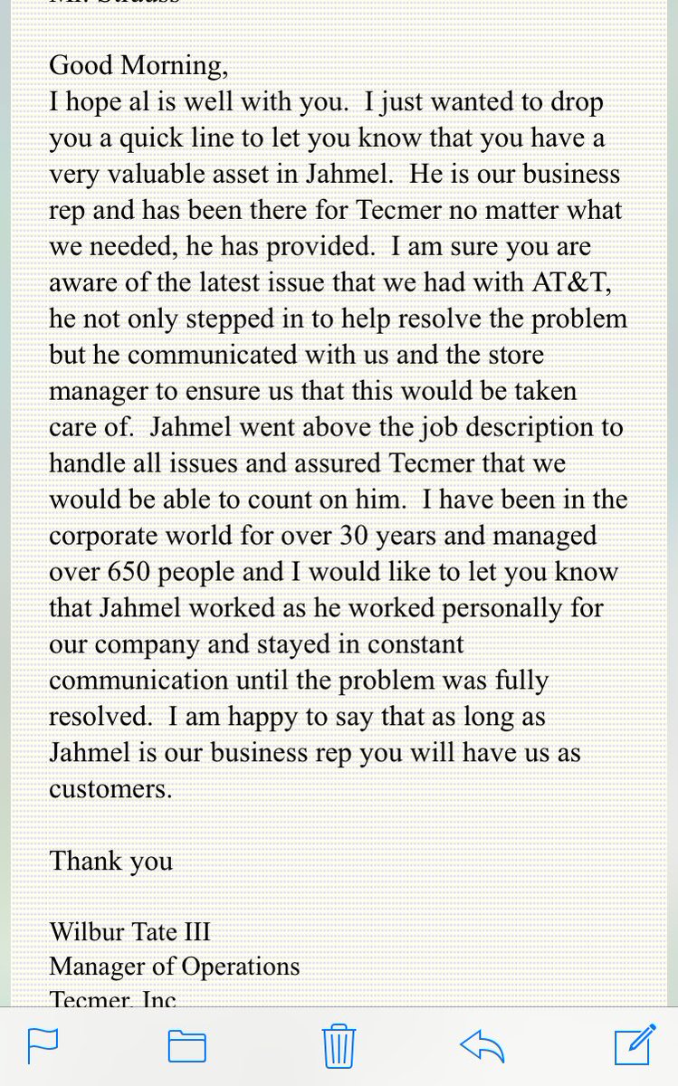 ImABizMan's tweet photo. Great job Jahmel!! #rddirect #comsolenterprises #attsolutionprovider https://t.co/LPbNc46iWu