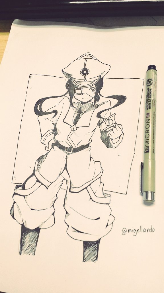 Inking is hard ;_; #inktober #inktober2016 