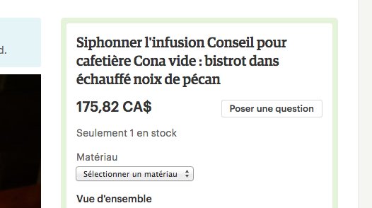 Je crois que Etsy a des problèmes avec son traducteur.