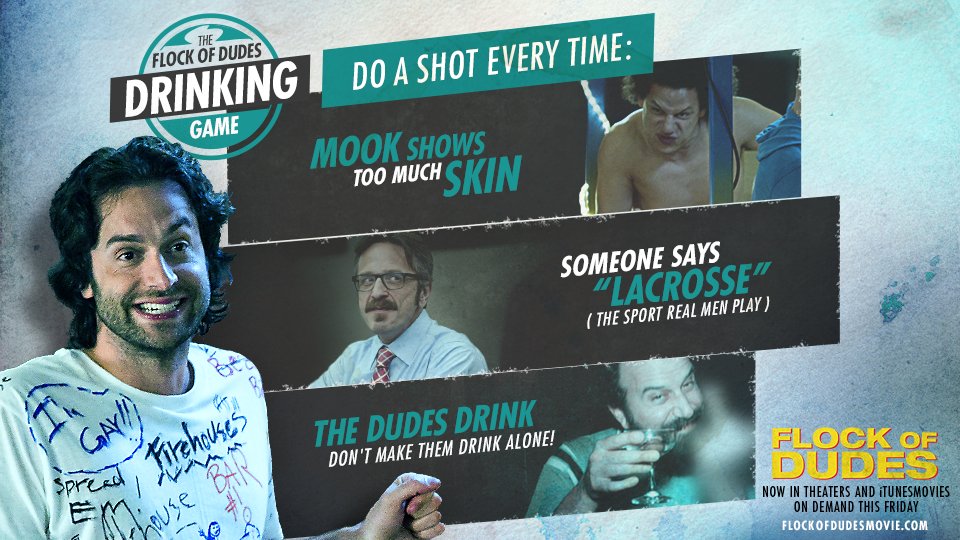 You didn't need a reason to drink, but we've given you one anyway. Watch #FlockOfDudes and play along.