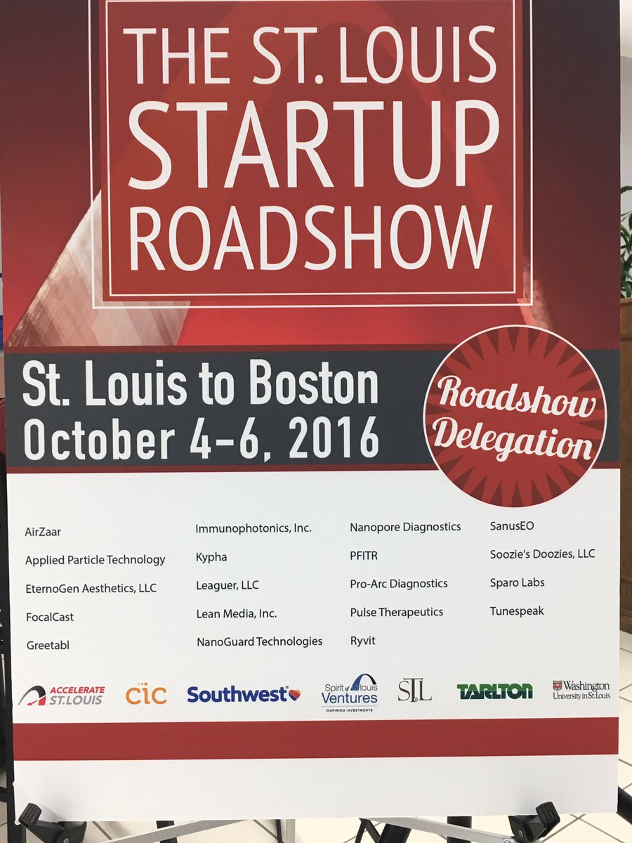 JasonHallSTL's tweet photo. An exciting delegation of #STL #startups are heading to #Boston to share the story of our growing tech scene &amp; meeting investors https://t.co/yQ15jh03XM