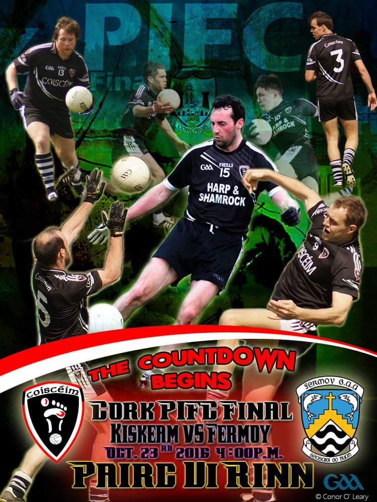 kiskeamgaaclub's tweet image. The PIFC Final will now be played on the 23rd of October. The countdown begins! @OfficialCorkGAA @fermoygaa