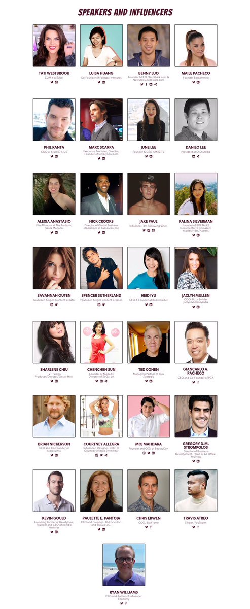 #speakers for #SoGalFest 2016 the list is still growing! <a href="/GlamLifeGuru/">Tati Westbrook</a> @beGlammedNow @alexiaanastasio <a href="/SavannahOuten/">S</a> <a href="/jakepaul/">Jake Paul</a>