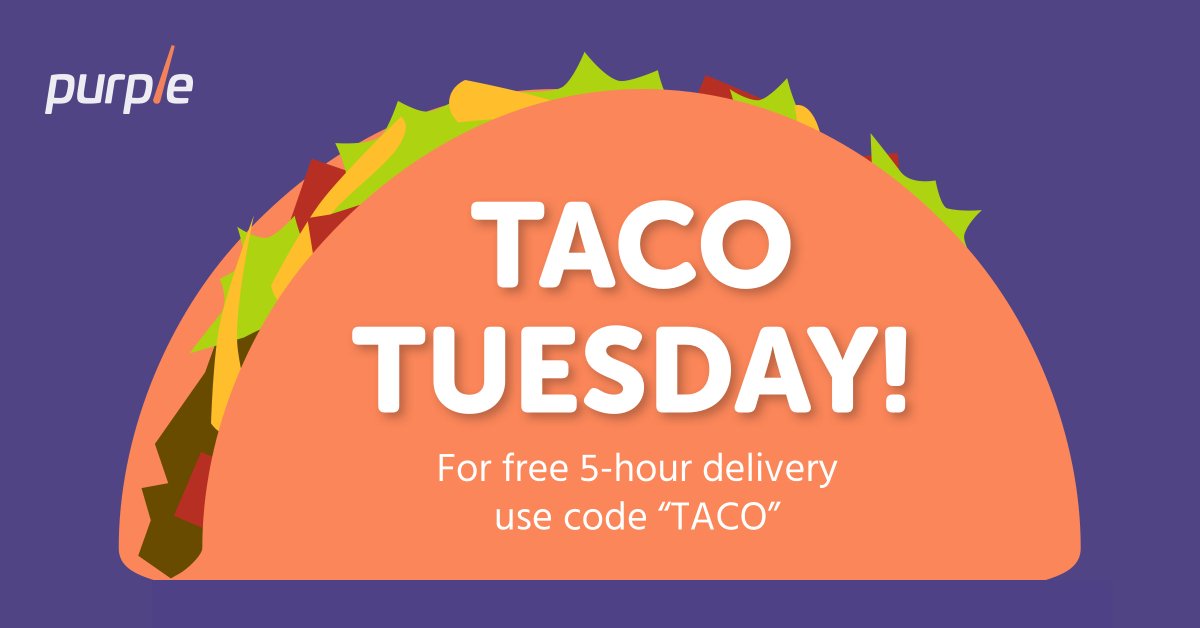 PurpleFuelApp's tweet photo. Don't be late to Taco Tuesday because you had to stop for gas.  #NationalTacoDay #TacoTuesday #taco #LosAngeles #LaTech https://t.co/hji0286zMQ