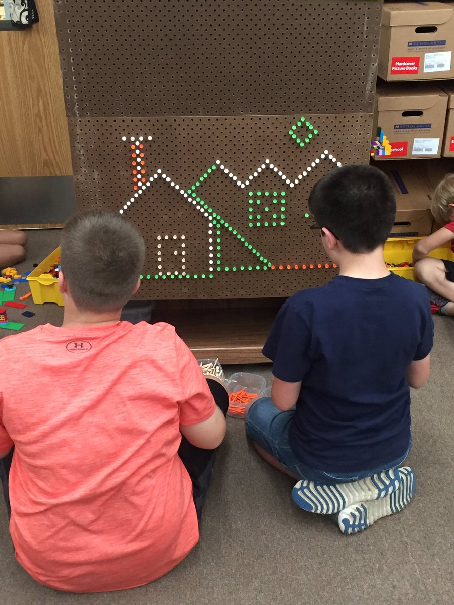 NinjaBookQueen's tweet photo. Pegboard Wall Creation. #mceslibrary #makerspace https://t.co/DcmfVQWEjq
