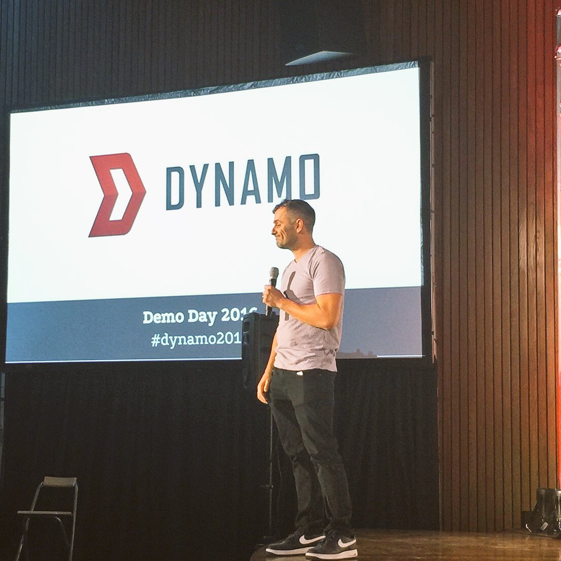 jd's tweet photo. The truly amazing @garyvee opening the show at @ThisIsDynamo. #Dynamo2016 https://t.co/zdX4DCAnPG