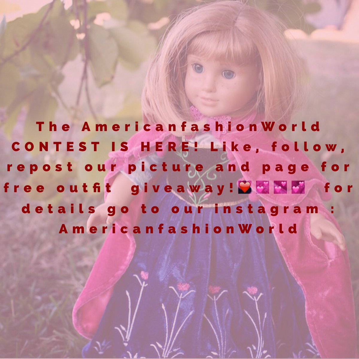 AFWDOLL's tweet photo. Our Instagram is holding a giveaway!!!! #agig#joy2everygirl#dollstagram#americangirldoll#goty2016#agdoll#americangirlfan#loveag#love#pretty https://t.co/gxj2eR8S2u