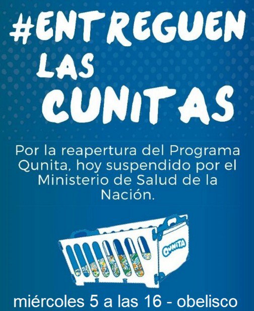 motoreco_ok's tweet photo. Mañana miércoles a las 16 frente al #Obelisco padres, trabajadores de la salud y artistas pedirán que se #EntreguenLasCunitas https://t.co/LIjyTfZ6bt