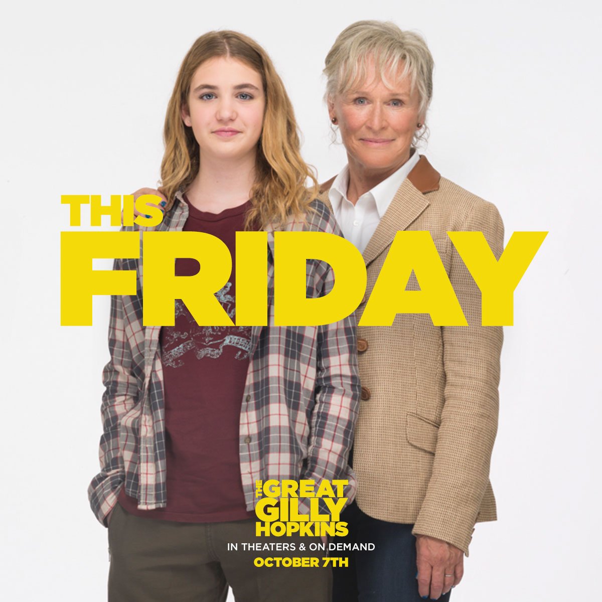Home is where your heart is. Watch @TheGlennClose and @Sophie_Nelisse star in #TheGreatGillyHopkins, in theaters and on demand this Friday!