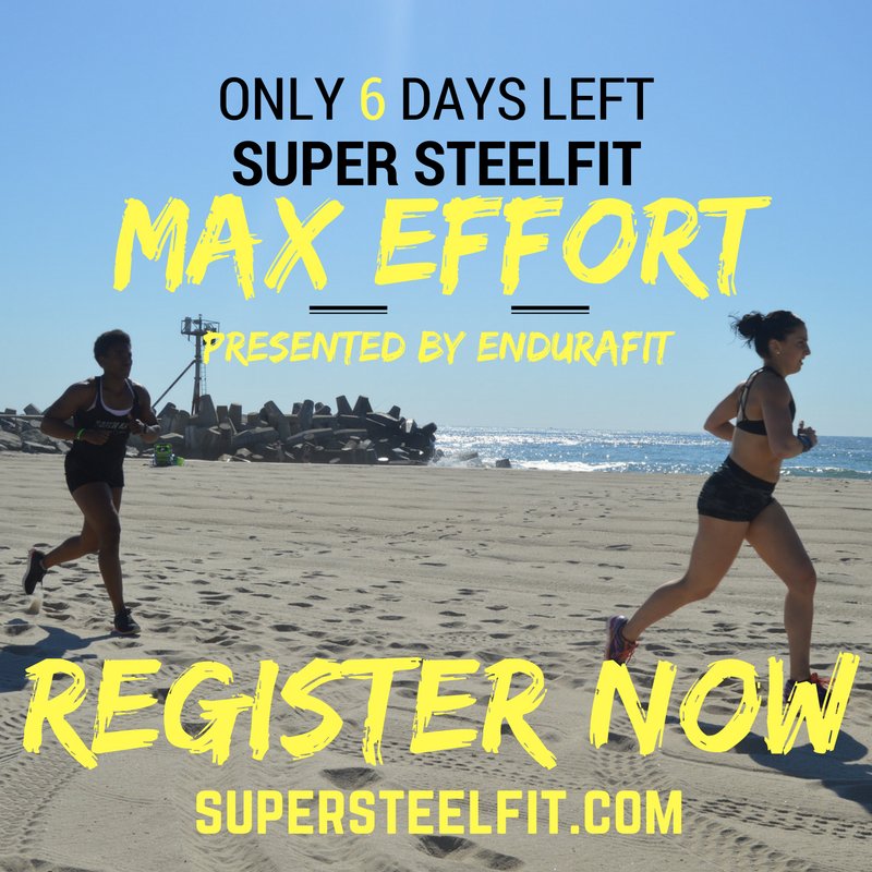 SuperSteelFit's tweet photo. Super SteelFit Max Effort is only 6 days away.

REGISTER NOW!

https://t.co/QPPOq5oVjS https://t.co/mXMaBmxGhL