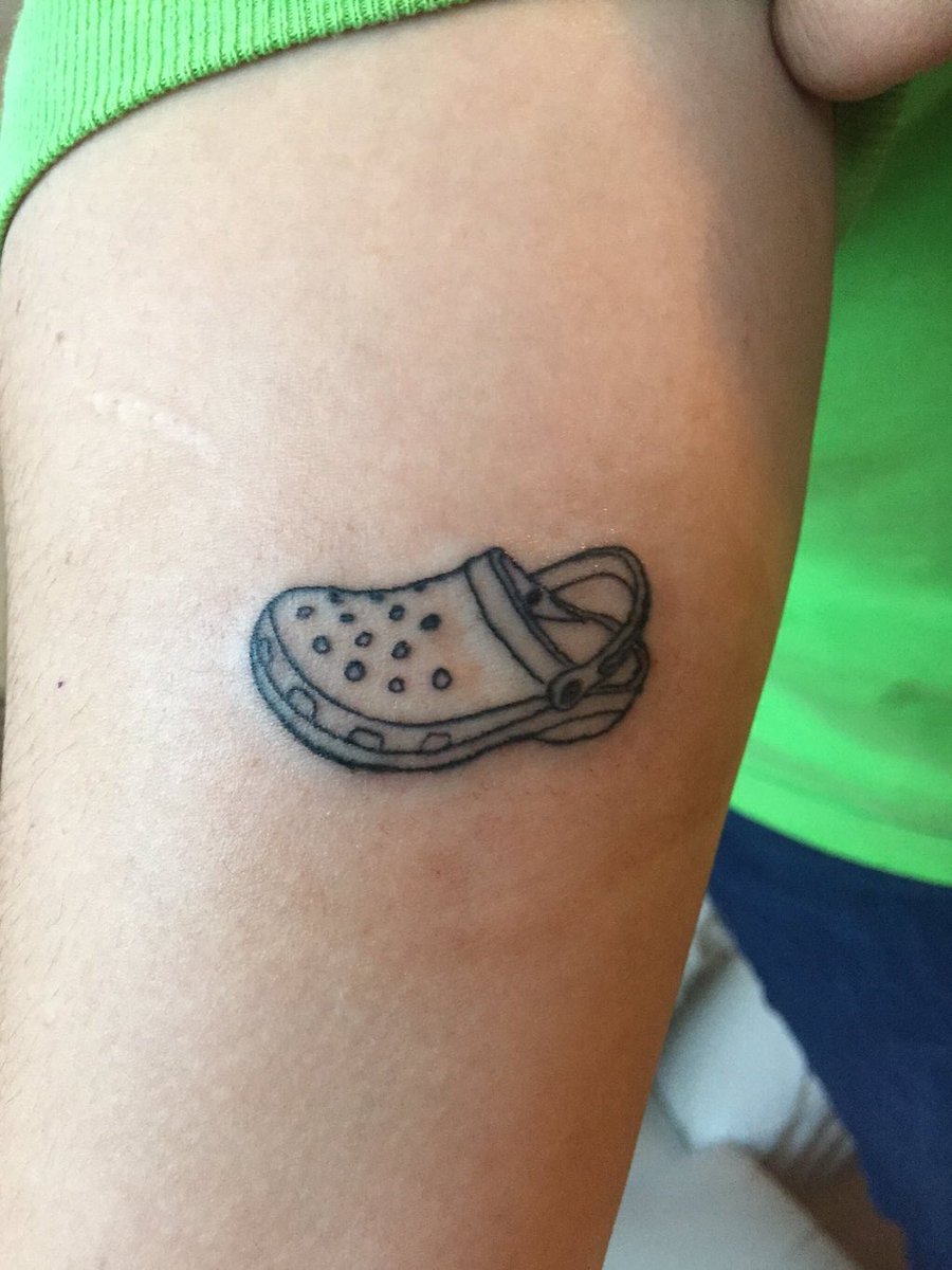 Christine Sydelko On Twitter I Got A Croc Tattoo And They Sent with Tattoo