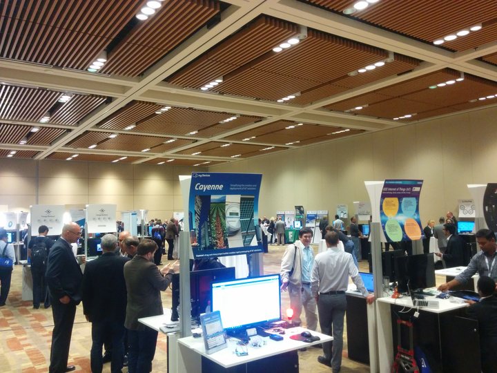 myDevices_IoT's tweet photo. Fantastic day at #STDevCon2016. Showing off our @CayenneIoT dashboard to #IoT leaders and #developers. Glad to be an event sponsor. https://t.co/qFzIiFcG4i