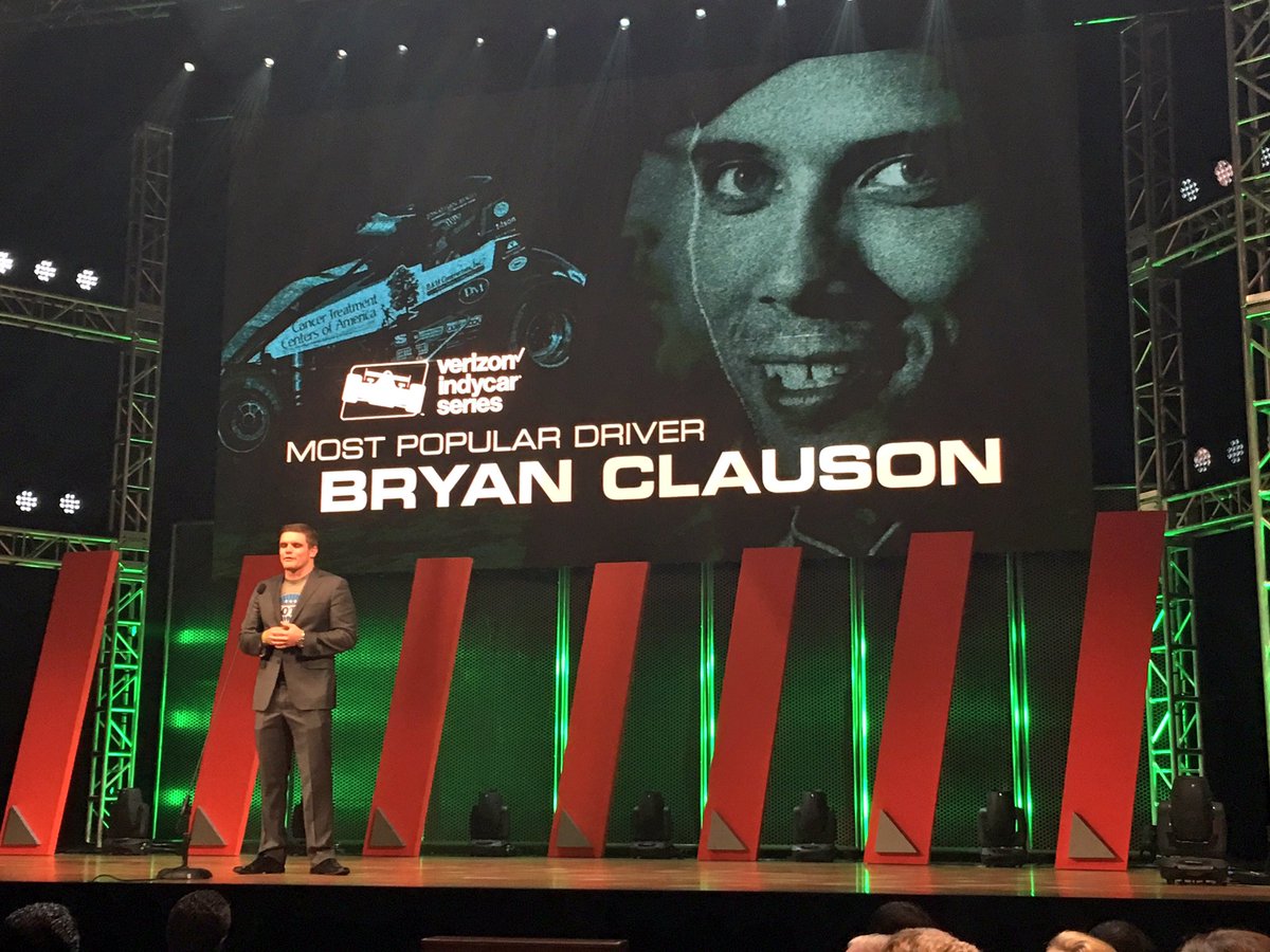 Bryan Clauson is the 2016 <a href="/Verizon/">Verizon</a> #IndyCar Series Most Popular Driver.