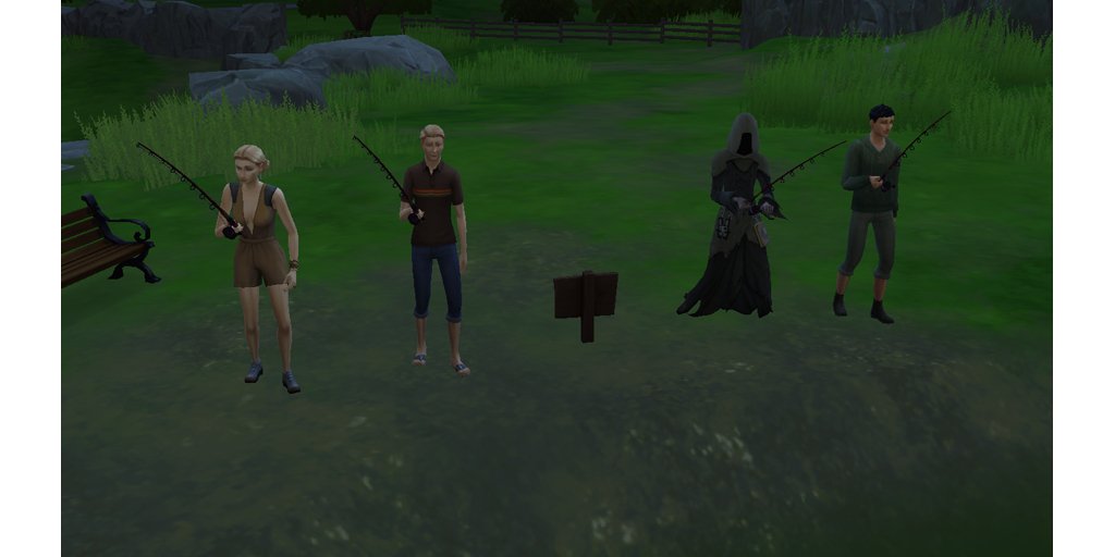 SuperSimmerBabe's tweet image. Squading up with Grim @TheSims #TheSims4