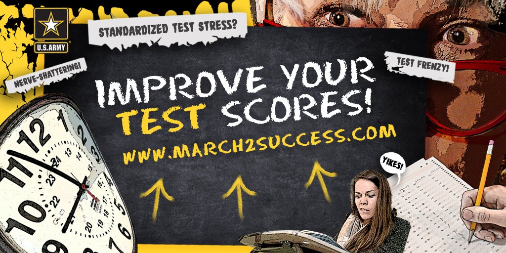 keyclub's tweet photo. Improve your standardized test scores with @USArmy's free study materials! https://t.co/eNSnhPUMkk #March2Success https://t.co/ROhk5SdZgJ