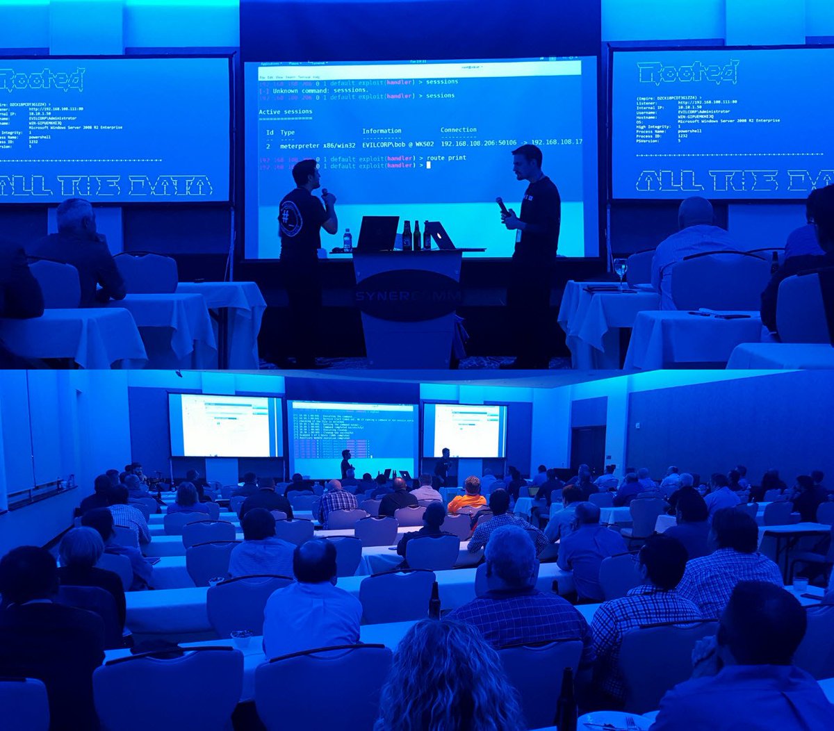 SynerComm's tweet image. AssureIT Team Presents &quot;Breaking Down the Hacking of Evil Corp: How to Defend Against Target Attacks&quot; #SCITSummit2016 #Shellntel