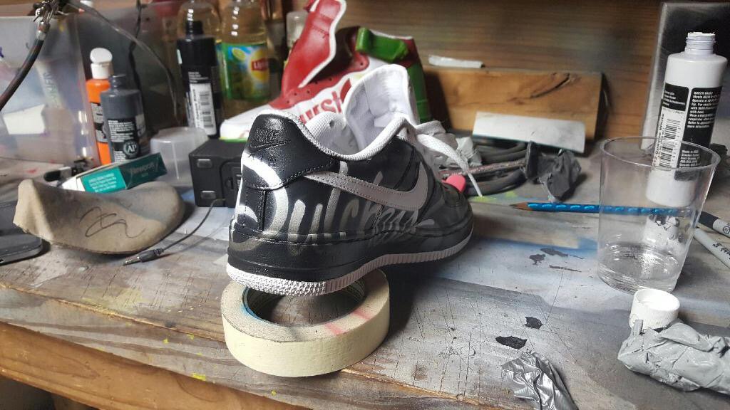 US_Kustomz's tweet photo. Air Force ones #Kustomized# https://t.co/SJLsriE6jP